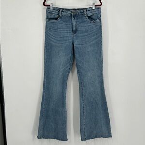 Kut From The Kloth Ana High Rise Fab Ab Flare Jeans Size 12